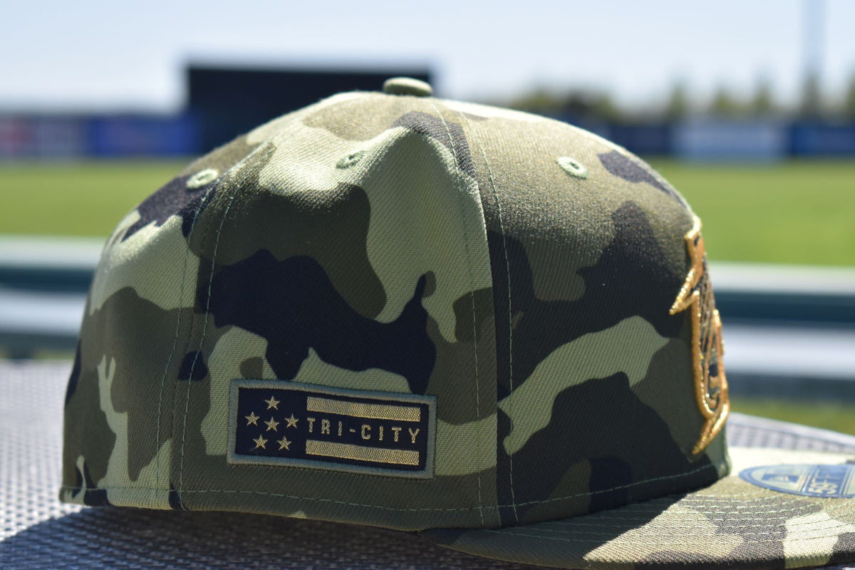 2022 Dust Devils Armed Forces Day Camo Fitted Cap 7 1/8