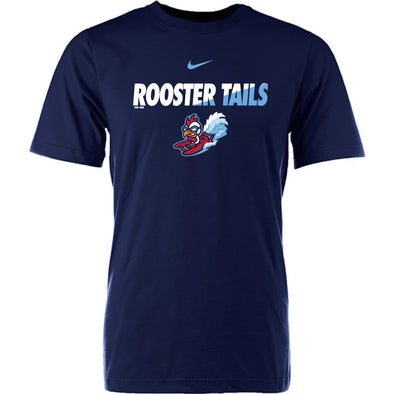 Navy Nike Columbia River Rooster Tails Graphic Tee