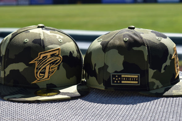 2022 Dust Devils Armed Forces Day Camo Fitted Cap